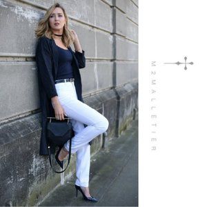 M2Malletier Amor/Fati Galaxy Black Leather Bag